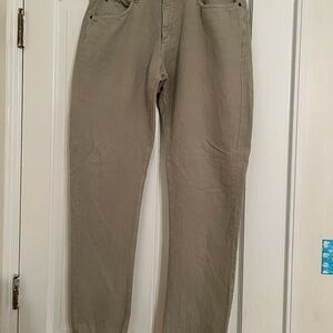 Billy Reid Men's flat front Jeans army green 36X32